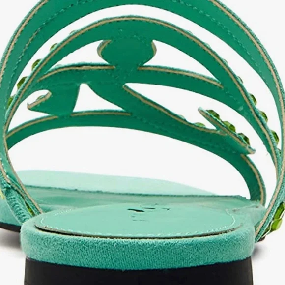 NWT Katy Perry Women's The Anat Slide Sandal, AVAILABLE IN MINT/ OR RED - Picture 4 of 10